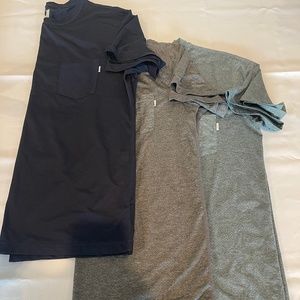 EUC mens s/3 Vuori Tradewind performance tee large